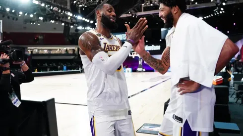 LeBron James y Anthony Davis (Getty)