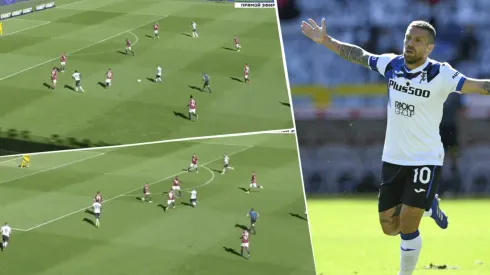 Foto de Alejandro Gómez, quien anotó el gol.