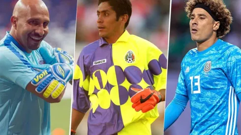 Jorge Campos, Óscar Pérez y Guillermo Ochoa