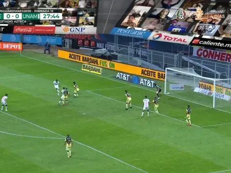 Pura clase: el golazo de Vigón para adelantar a Pumas en Clásico Capitalino