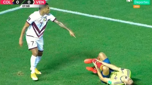 La grave lesión que sufrió Santiago Arias en la Eliminatoria ante Venezuela.