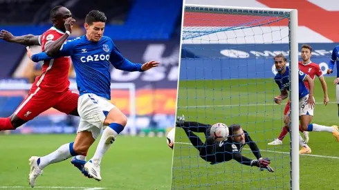 Es un genio total: James la armó toda, Digne centró y Lewin puso el 2-2