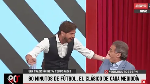 Estamos desmayados: Ruggeri volvió a 90 Minutos y Vignolo lo asustó en vivo