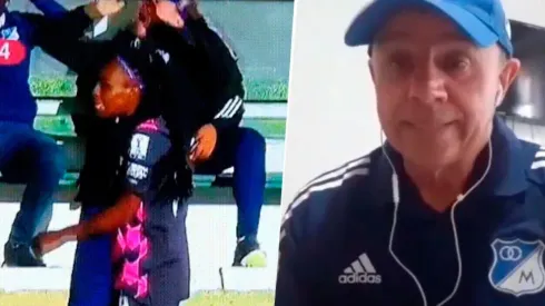 Técnico de Millonarios femenino se excusó por su show en el Clásico capitalino