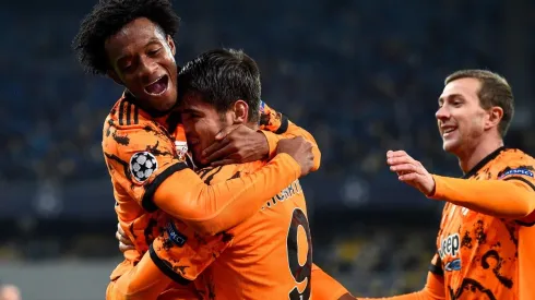 Juan Guillermo Cuadrado y Álvaro Morata en la Juventus.