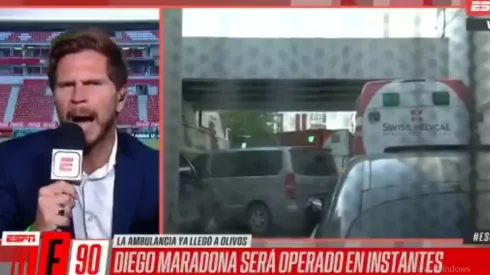 La fuerte reflexión de Vignolo al aire: "Lo están matando a Maradona"