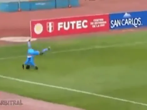 Break dance: jugador de Binacional hizo peculiar pirueta para levantarse