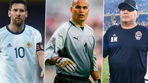 Chilavert: "Maradona no ganó ni el 1% de lo que ganó Messi"