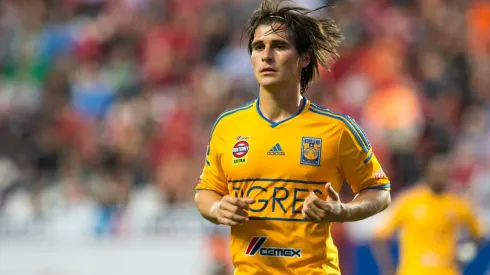 Guty Estrada durante su etapa en Tigres UANL.