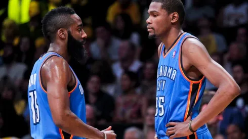 James Harden y Kevin Durant
