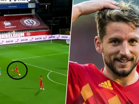 Video: Mertens y un tiro libre mágico para volver a golpear a Inglaterra