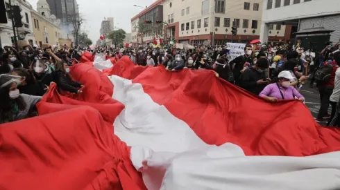 Las marchas han sido predominantemente blaquirojas.