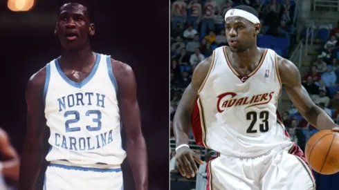 Michael Jordan y LeBron James a los 19 años