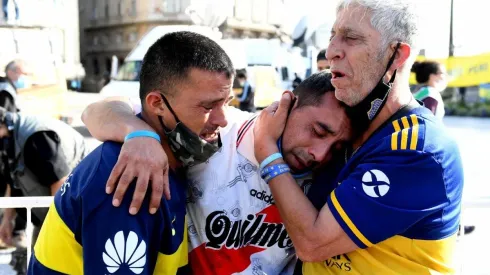 Uniste el país, Diego: el video del abrazo entre un hincha de Boca y de River
