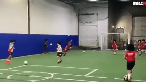 Video: la filial de River de Toronto homenajeó a Maradona