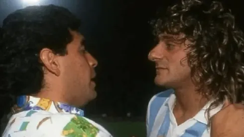 Maradona y García tenían una muy buena relación.