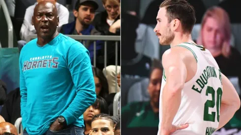 Michael Jordan y Gordon Hayward