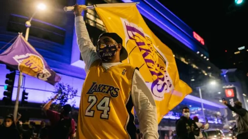 Aficionado de Los Angeles Lakers