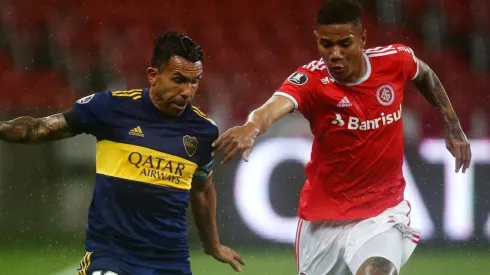Boca vs. Internacional por la Copa Libertadores.