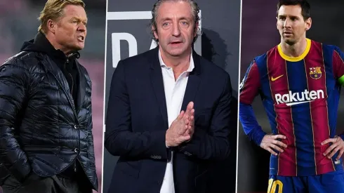 Pedrerol confesó que "le duele" ver a Messi en el campo y destruyó a Koeman