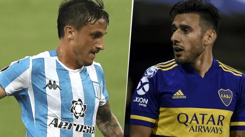 Racing vs. Boca por la Copa Libertadores.