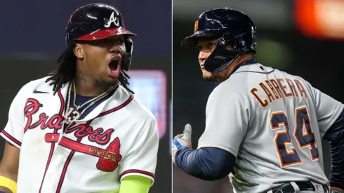 Ronald Acuña Jr. y Miguel Cabrera