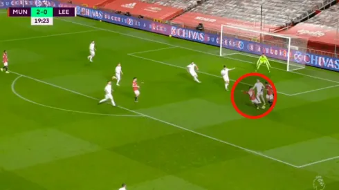 Nunca falla: gol de Bruno Fernandes para el United frente a Leeds