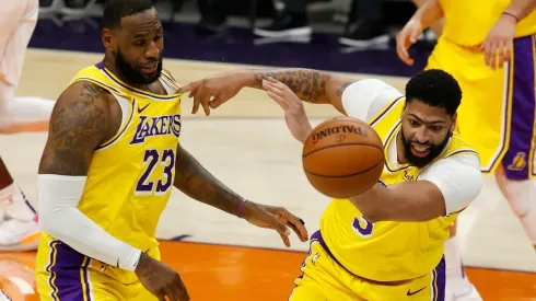 LeBron James y Anthony Davis