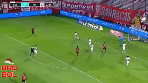 Gran remate de De La Cruz para el 3-1.