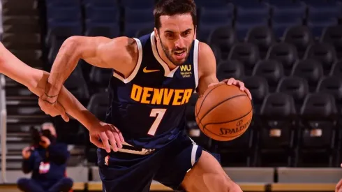 Facundo Campazzo, durante pretemporada en Denver Nuggets