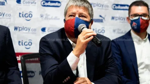 Hernán Darío Gómez, DT de Independiente Medellín.