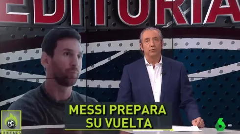 Pedrerol saca a la luz el supuesto plan de Messi: "Fíjense en un detalle muy importante"