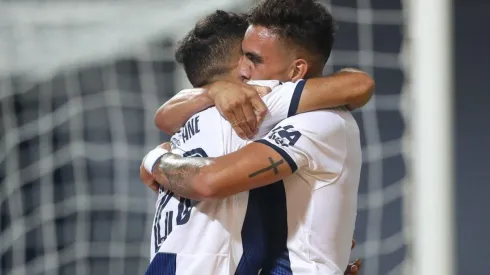 Así festejaron los jugadores de Talleres.