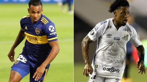 Boca Juniors vs. Santos juegan por las semifinales de la Copa Libertadores este miércoles (Getty Images)