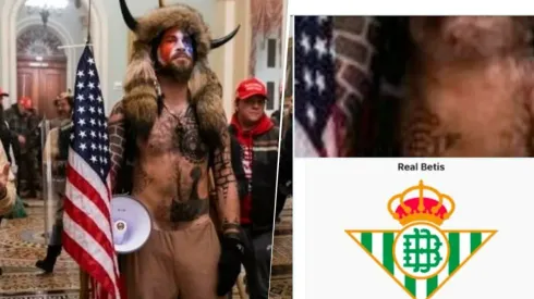 Explotó Twitter: el líder del asalto al Capitolio "tiene" un tatuaje del Betis