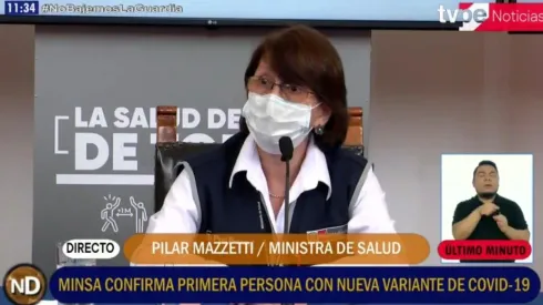 Caso registrado es en una mujer que vive en Lima.