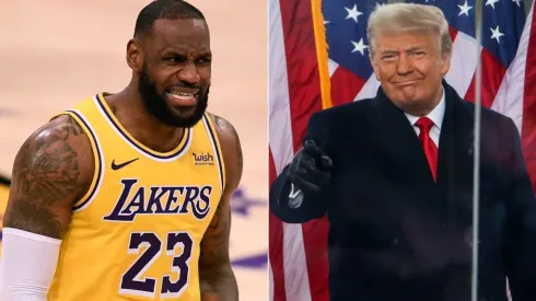 LeBron James y Donald Trump