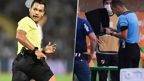 Nicolás Gallo, al mando del VAR en la semifinal de vuelta entre Palmeiras y River Plate.