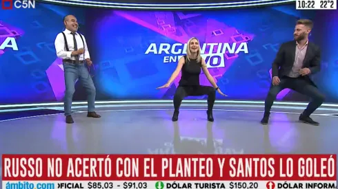Video: Elio Rossi y Mariela Fernández imitaron el baile que Boca se comió ayer
