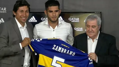 Carlos Zambrano llegó a Boca Juniors a inicios del 2020.