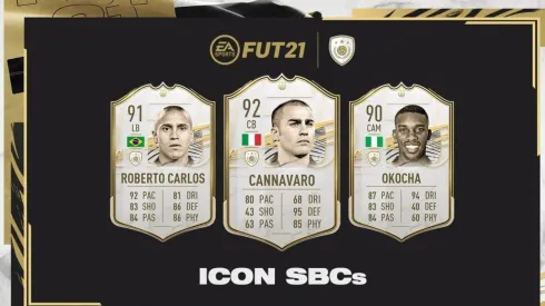 EA Sports libera 3 nuevos SBC de Iconos Prime en el Ultimate Team del FIFA 21