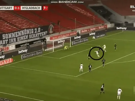 Video: golazo de palomita de Nico González para el empate de Stuttgart