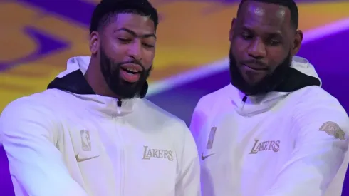 Anthony Davis y LeBron James (Foto: Getty)