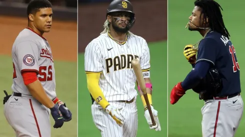 Juan Soto, Fernando Tatis Jr. y Ronald Acuna Jr.
