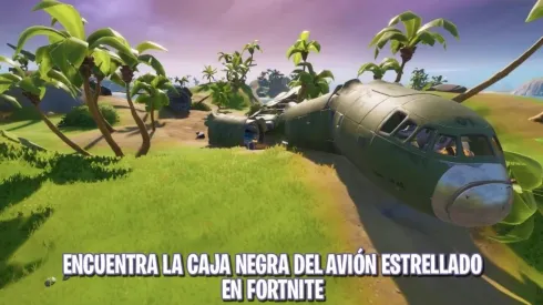 Dónde está la caja negra del avión que se ha estrellado en Fortnite
