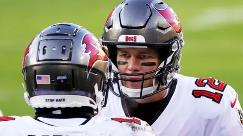 Chris Godwin y Tom Brady