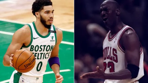 Jayson Tatum y Michael Jordan