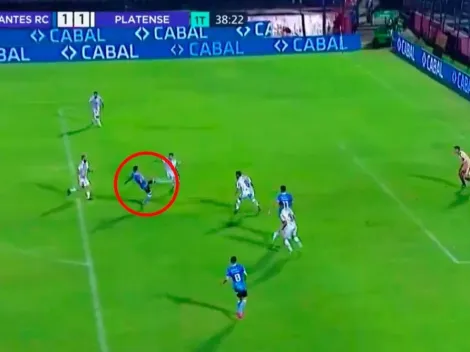 Video: Hesar la mató de pecho como el mejor y empató el partido para Estudiantes