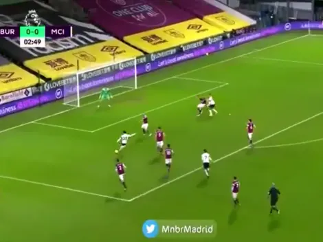 Partido contra Manchester City, dos minutos y tu arquero hace esto: imposible