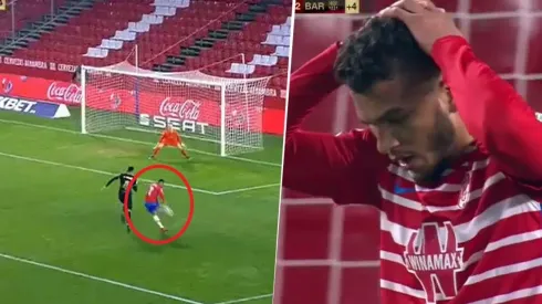 Luis Suárez pudo eliminar al Barcelona, pero era el colombiano y se la comió